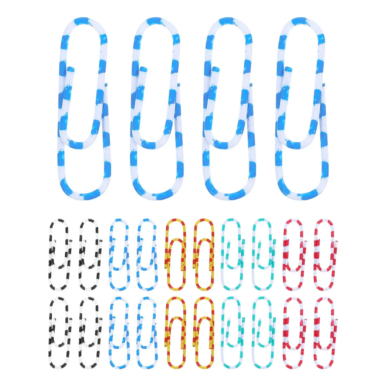 100 Pcs Clips Office Supplies Paper Large Jumbo Giant Binder Assorted Sizes Metal for Steel Color Mini