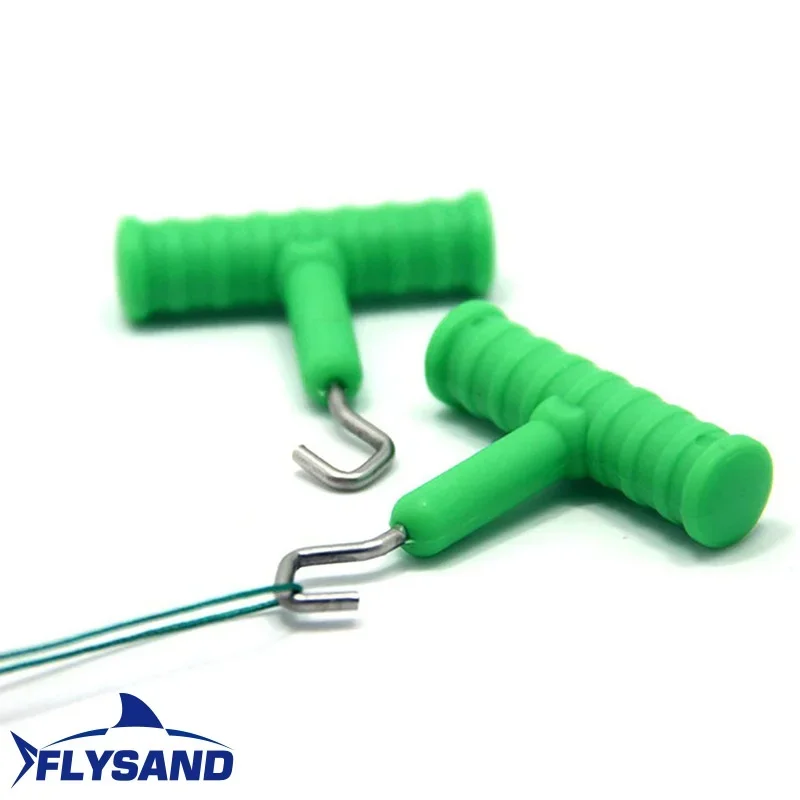 Carp Fishing Knot Puller Hook Puller Tool Hair Rig Knot Tightener Terminal Tackle Tool T-Style Anti-Slip Grip For Carp Angling view 4