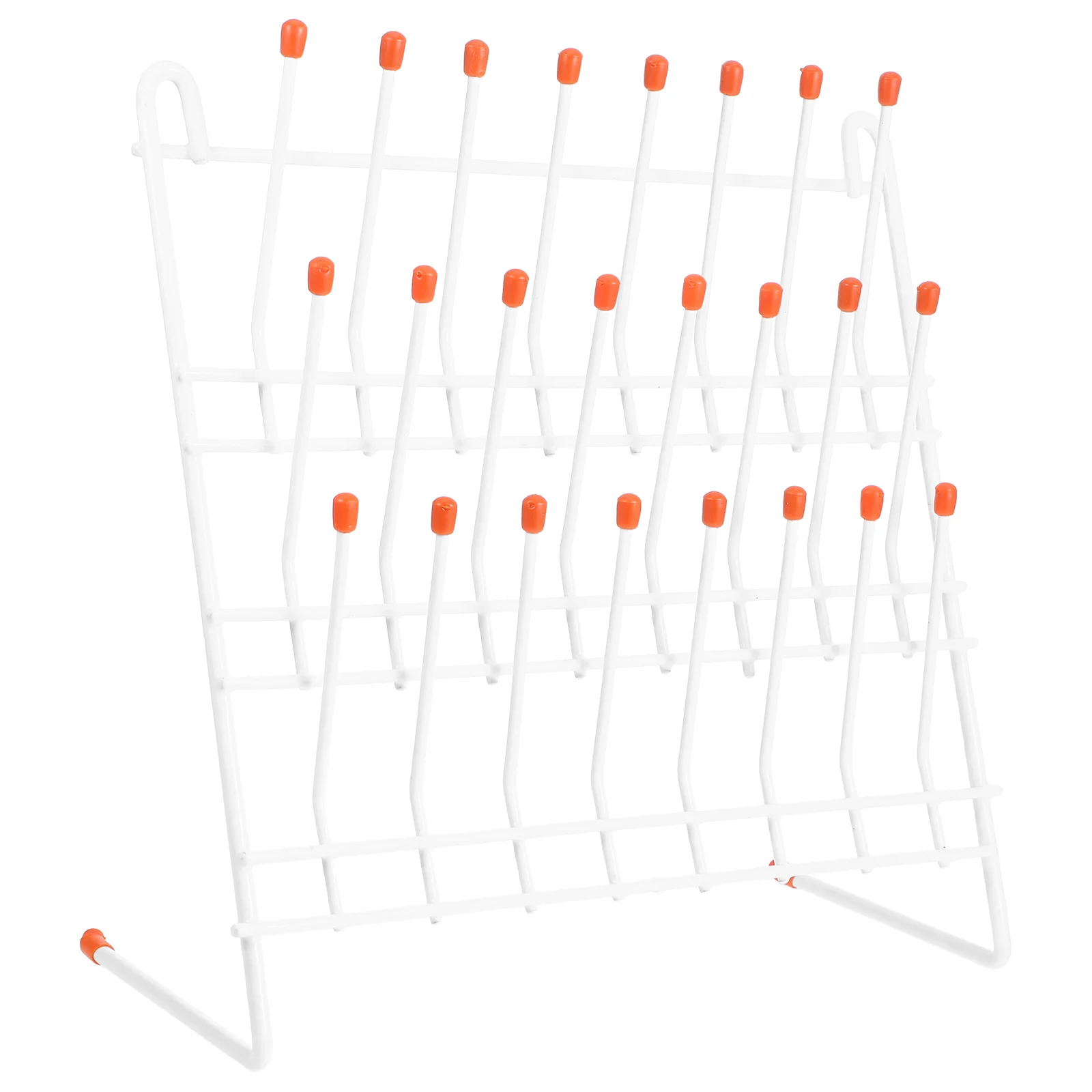 Laboratory Drain Rack Test Tube Drying for Beaker Holder Labs Stand Metal Clothes