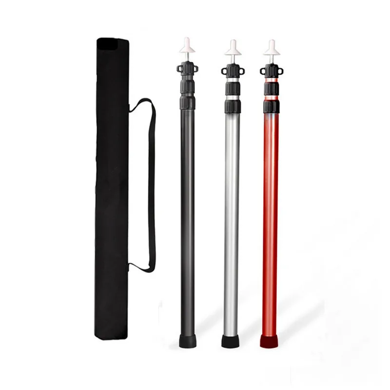 Adjustable Aluminum Telescopic Pole Set 2.3/3 Meters Adjustable Tent Door Canopy Support Pole