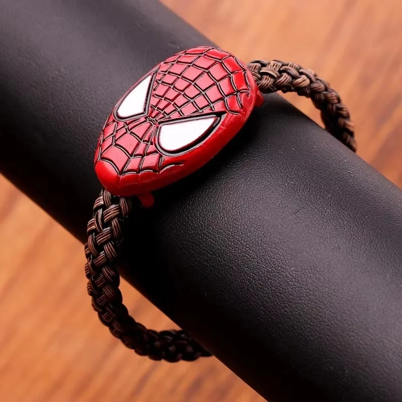

Bracelet En Cuir Marvel SpidSuffolk Iron Man Black Panther Pour Enfants, Bijoux Fantaisie Pour Garçon, Vente En Gros