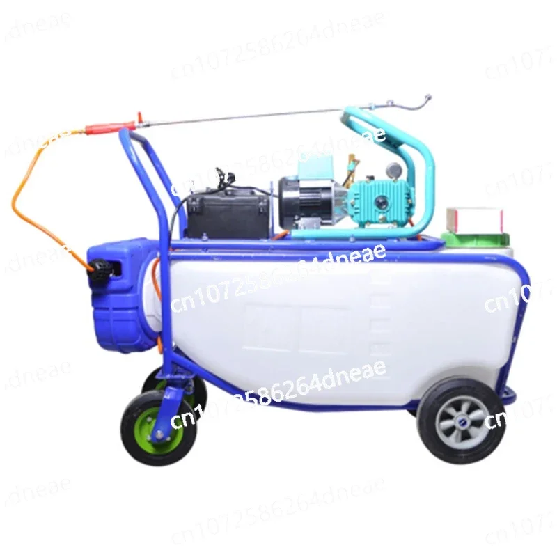 Hand-push Sterilizer Electric Medicine Sprayer Gasoline Trolley-type Sprayer Garden Agricultural High-pressure Automatic Sprayer