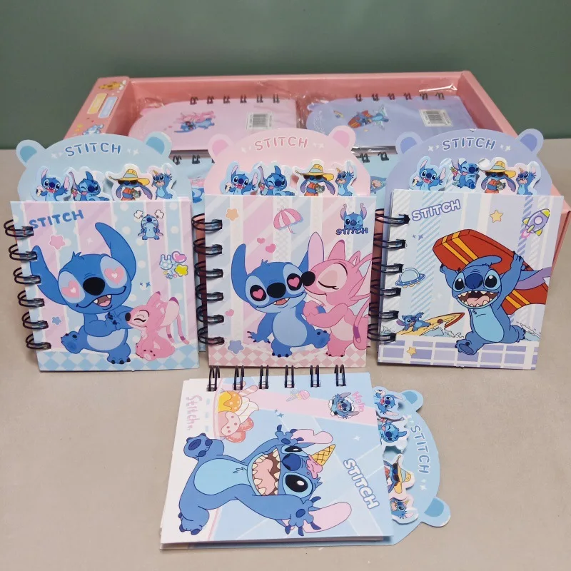 4-20pcs New Stitch Cartoon Separated Page Coil Notebook Color Notebook Stitch Student Supplies Wholesale