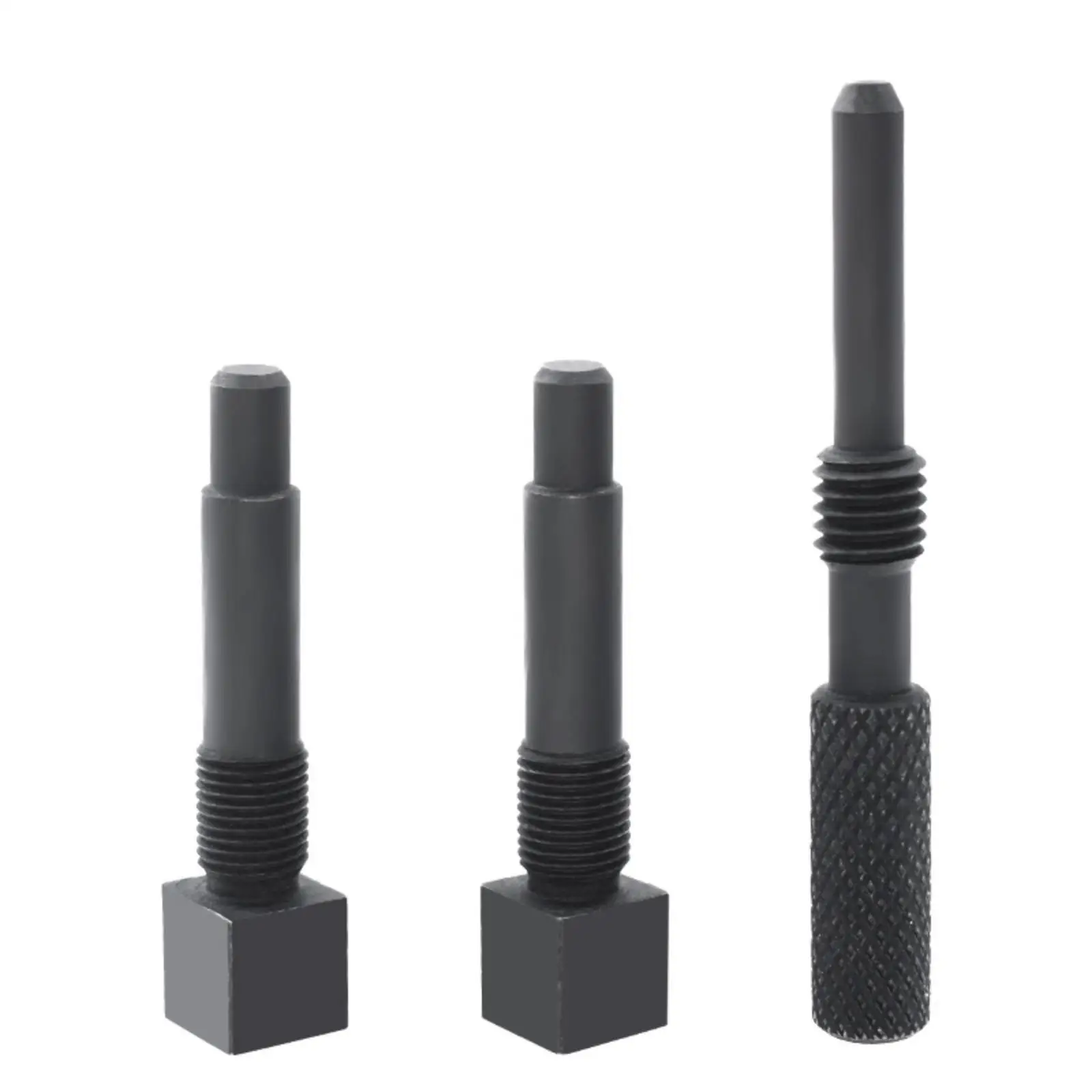 3 Pieces Automotive Engine Timing Tool Threaded Engine Timing Tool with Cylindrical Shafts Heavy-Duty High Strength