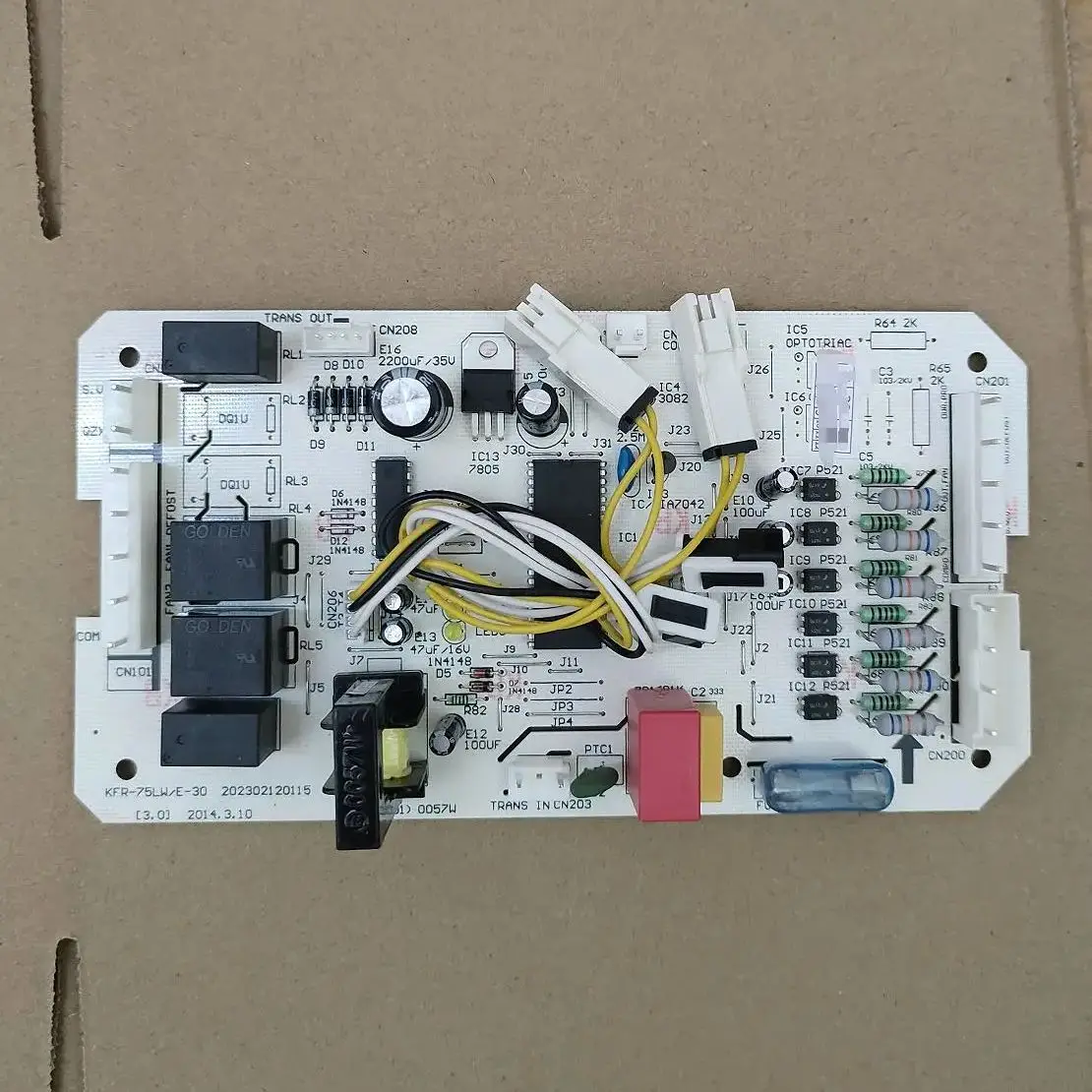 

100% новая плата управления для кондиционеров Midea KFR-75LW/E-30, KFR-120W/S-510, KFR-120W/S-590