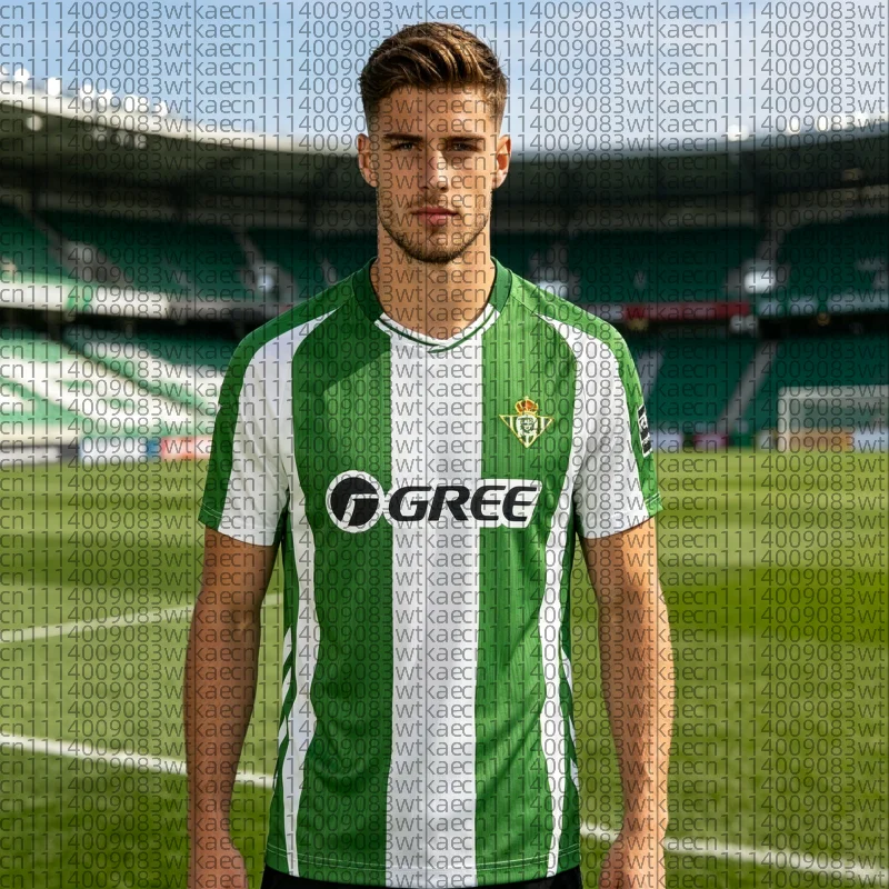 Nueva Camiseta de la Real Betis 2026 para Hombre, Ligera, de Secado Rápido, Transpirable, para Entrenamiento Deportivo, Manga Corta