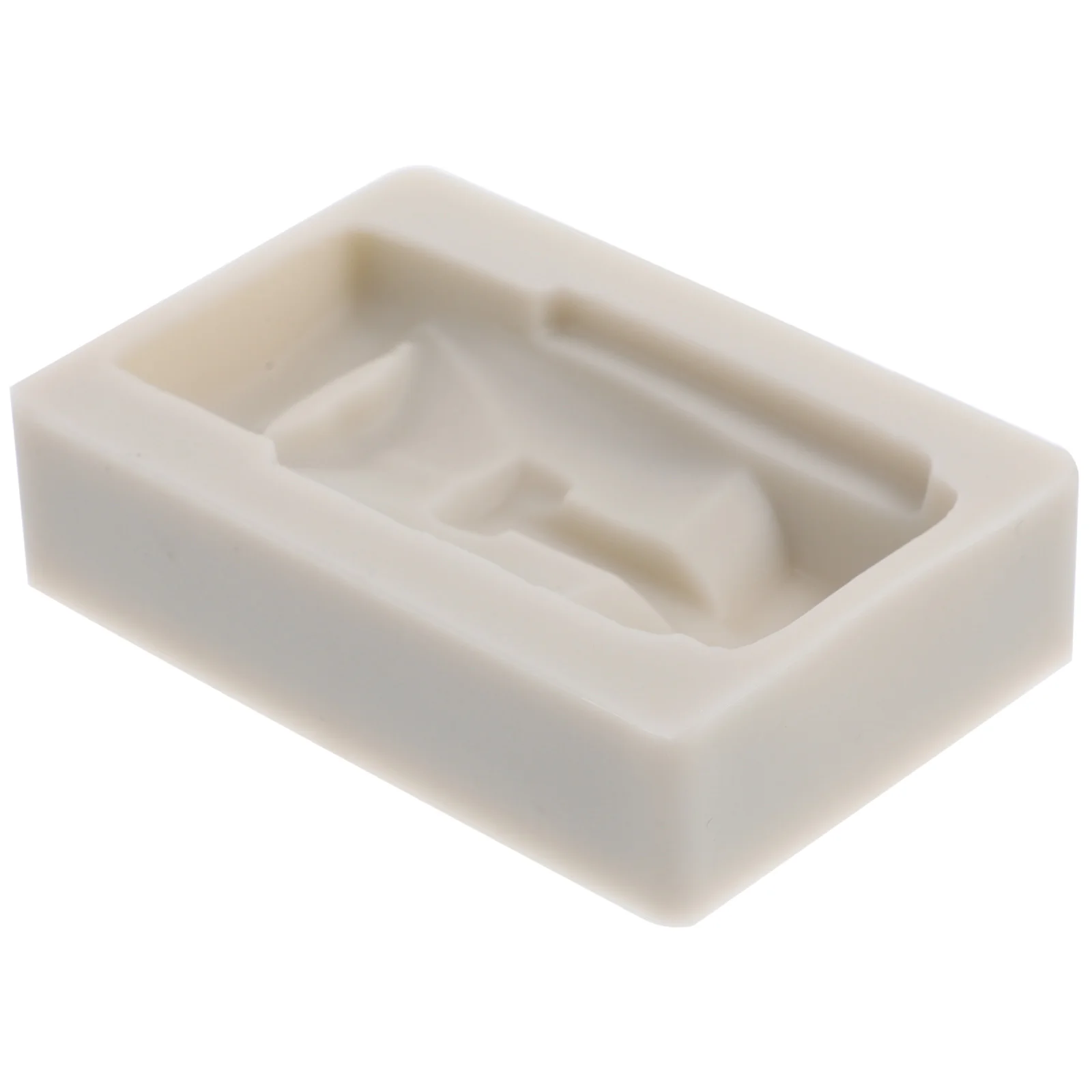 

Chocolate Mold Mould Baking Silicone Candy Moai Shape Bake Ware for Molds Stone