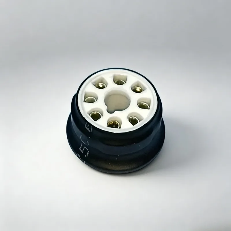 2PCS 8-Pin to 9-Pin Vacuum Tube Socket Adapter Converter for 6SN7/6SL7/6N8P/6N9P Replace 12AX7/12AU7/12AT7 DIY HiFi Audio