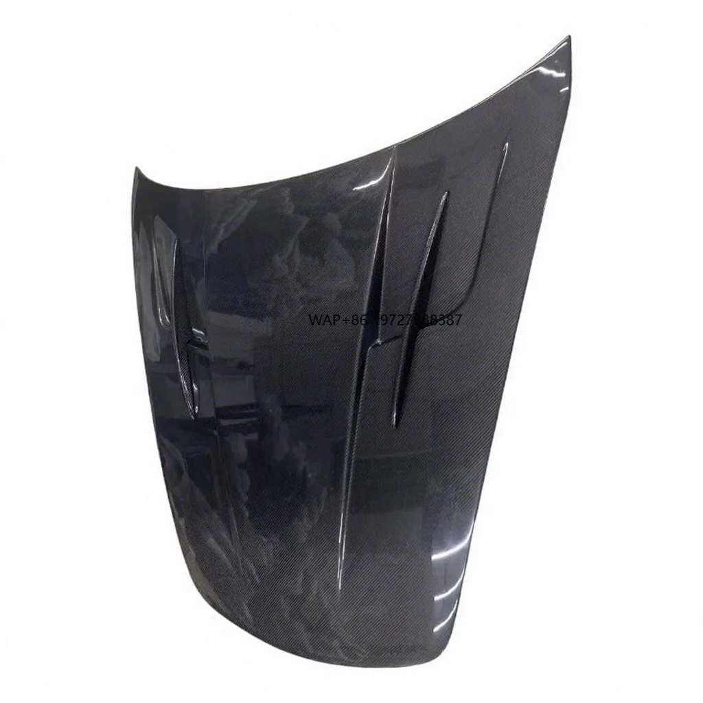 

ICOOHH Racing Carbon Fiber Body Kit New Condition Front Engine Hood Bonnet with Vents for Cayman 987.1 2007