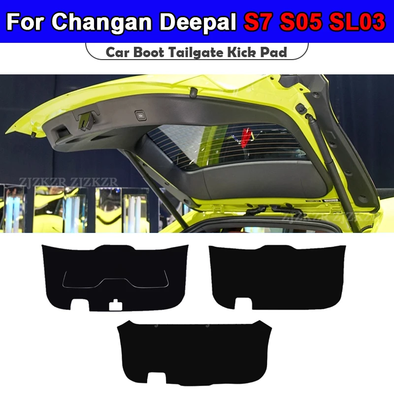 

For Changan Deepal S05 S7 S07 SL03 2022-2025 Car Rear Trunk Door Anti-dirt Mat Trunk Tailgate Protection Pad Auto Accessories