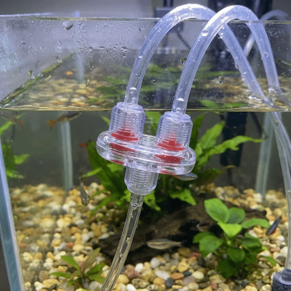 6PCS Anti-fall-off Fish Tanks Air Pumps Controls Valves Waterproof Anti-Corrosion Aquariums Air Pumps Regulator Professional