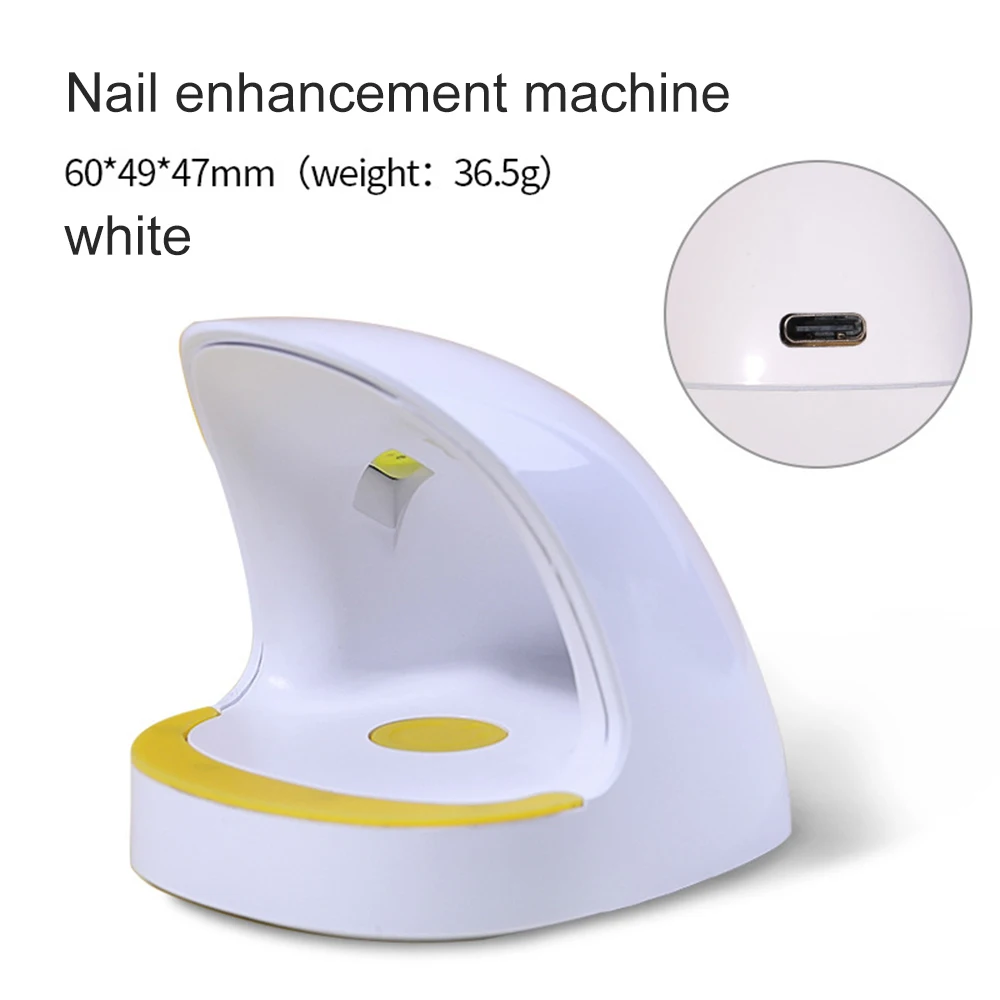 1/2PCS Single Finger Eggshell Lamp Easy To Bake Safe For Manicure Phototherapy Machine Nails Nail Polish Dryer Quick-drying