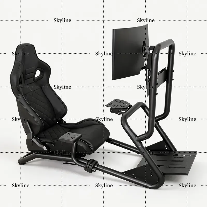 for Magic Claw R5 R9 Racing Game Steering Wheel Bracket Emulator Seat Hand Brake Gear Shifter Mount
