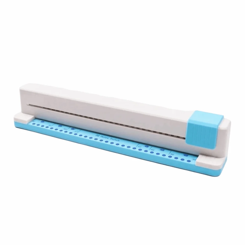 30 Hole Paper Punching Machine Round Shape A4/B5/B6/B7 Universal Paper Puncher Hand Push Lightweight A4 Hole Punch
