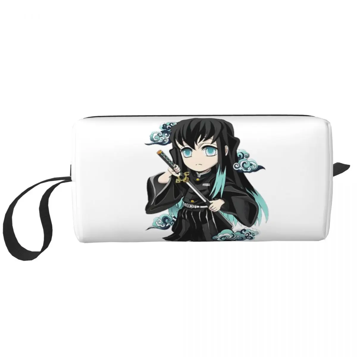 chibi nevoa pilar muichiro tokito lapis cases grande capacidade caneta bolsas caixa de caneta bolsa de lapis para meninos meninas papelaria bolsa de maquiagem 01