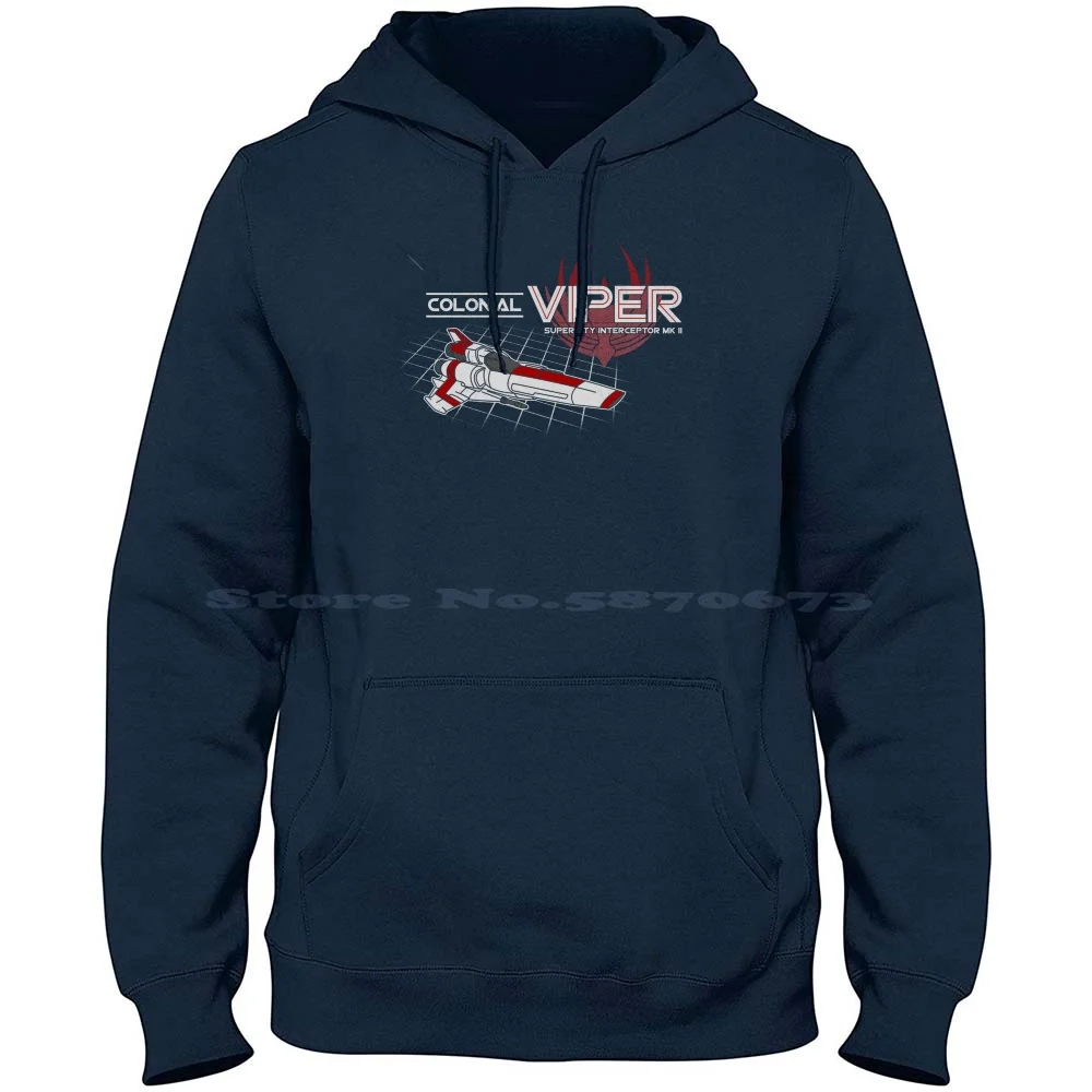 Colonial Viper 100% Pure Cotton Hoodie Tshirt Battlestar Galactica Colonial Viper Viper Pilot Viper 2 Thirteen Colonies Bsg