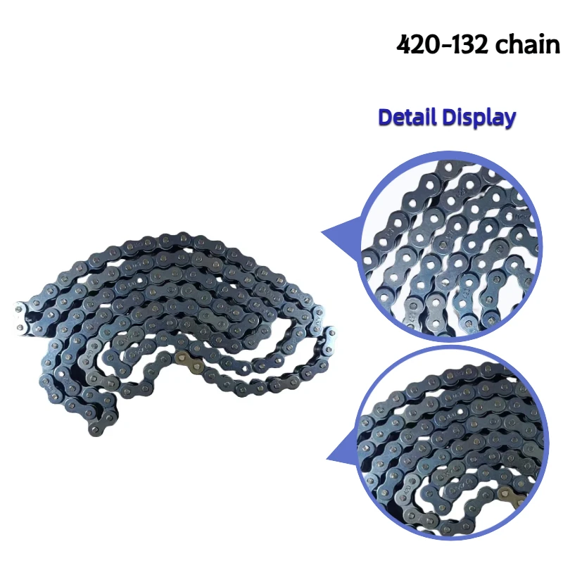 

420 gold 132 chain motorcycle chain suitable for off-road bicycles go karts ATV four-wheel drive chain
