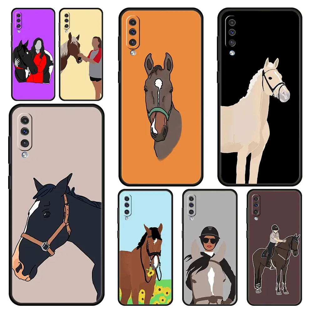 Phone Case For Samsung A52 A14 A50 A70 A10S A30 A40 A20S A20E A02S A12 A22 A72 A32 5G A04s Frederik The Great beauty horse Cover