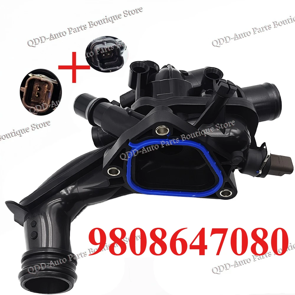 

9808647080 1336.CC For PEUGEOT 207 208 3008 5008 RCZ CITROËN C4 DS3 DS4 1.6 Engine Coolant Thermostat Housing Cover Assembly