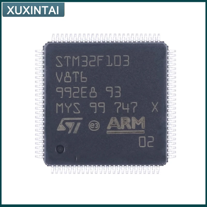 1~5Pcs  New Original  STM32F103V8T6 STM32F103 Microcontroller IC 32-Bit Single-Core 72MHz 64KB (64K x 8)