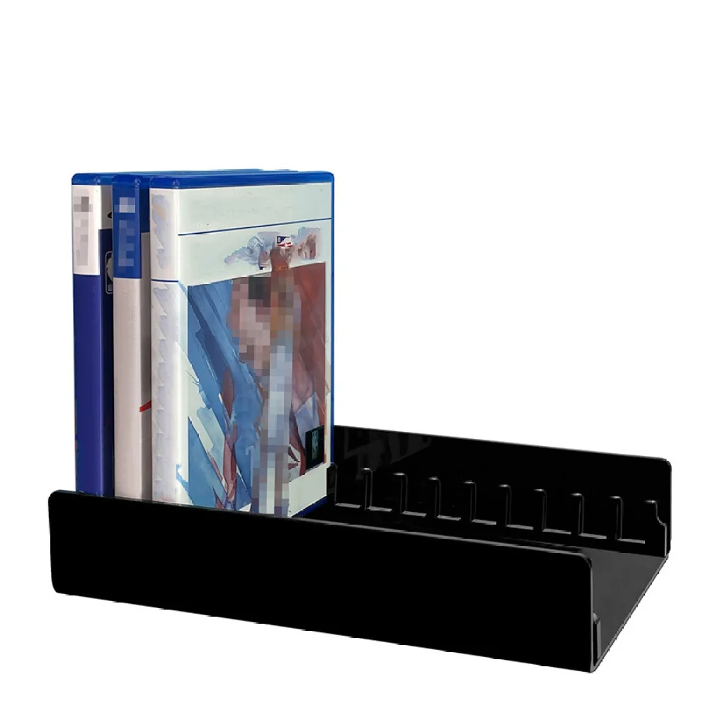 for PS5 Pro Game Disc Organizer Display Rack Acrylic Game Disc Holder