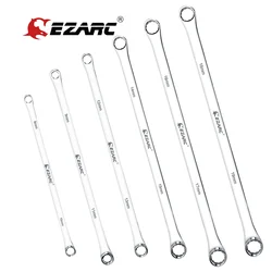 EZARC 1 pz anello chiave a doppia testa CRV metrica 8-10 9-11 12-13 14-15 16-17 18-19mm chiave per aviazione combinata Extra lunga