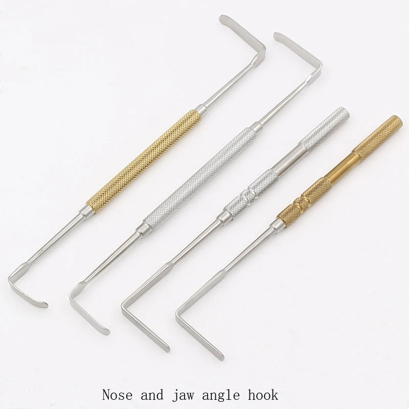 Rhinoplasty, Mandibular Angle Retractor, Double-Headed Eyelid, Stainless Steel Instrument Tool