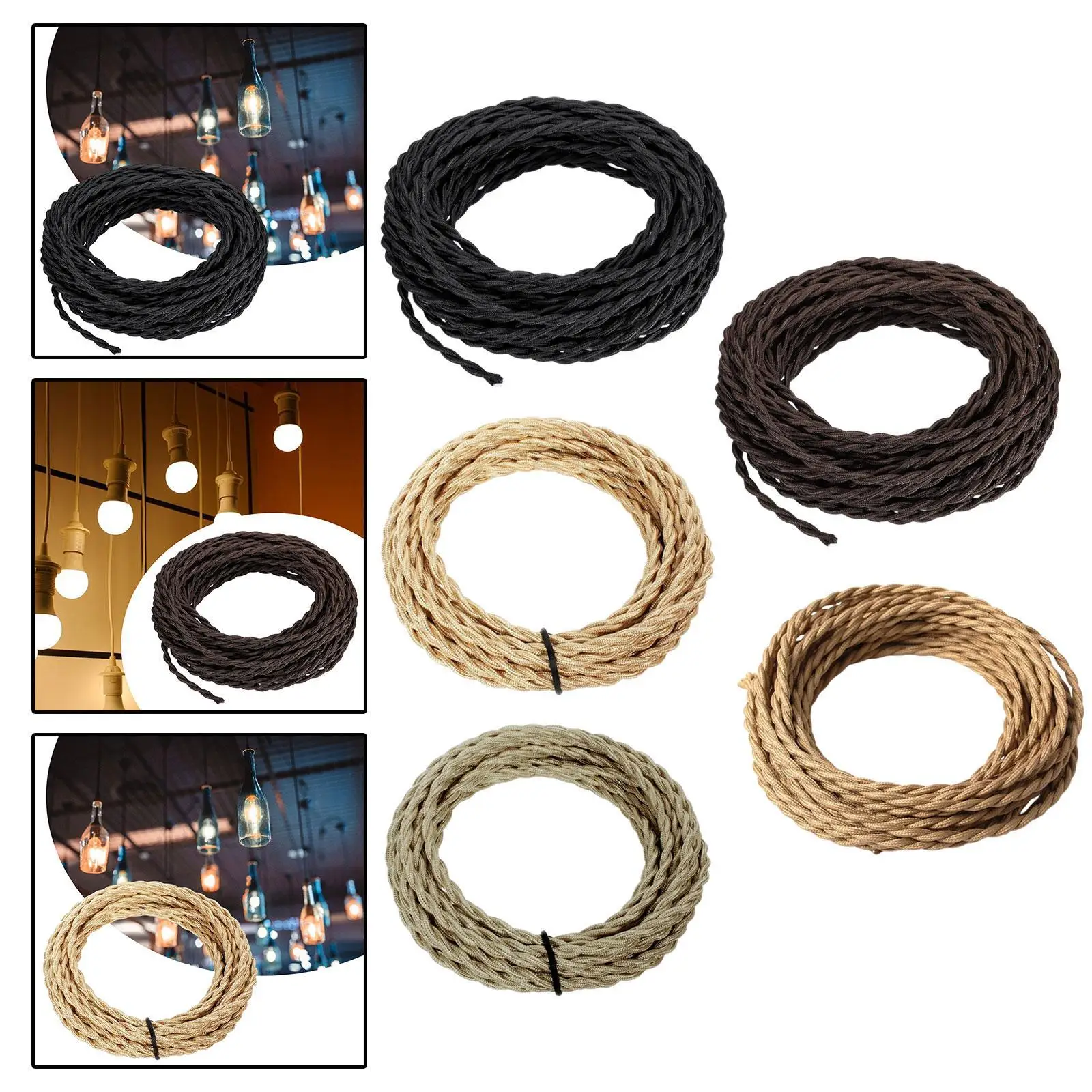 

Подвесной светильник с кабелем из чистой меди 5 м, трос для потолочного крепления, для дома, ресторана, вечеринки, декора настенных светильников