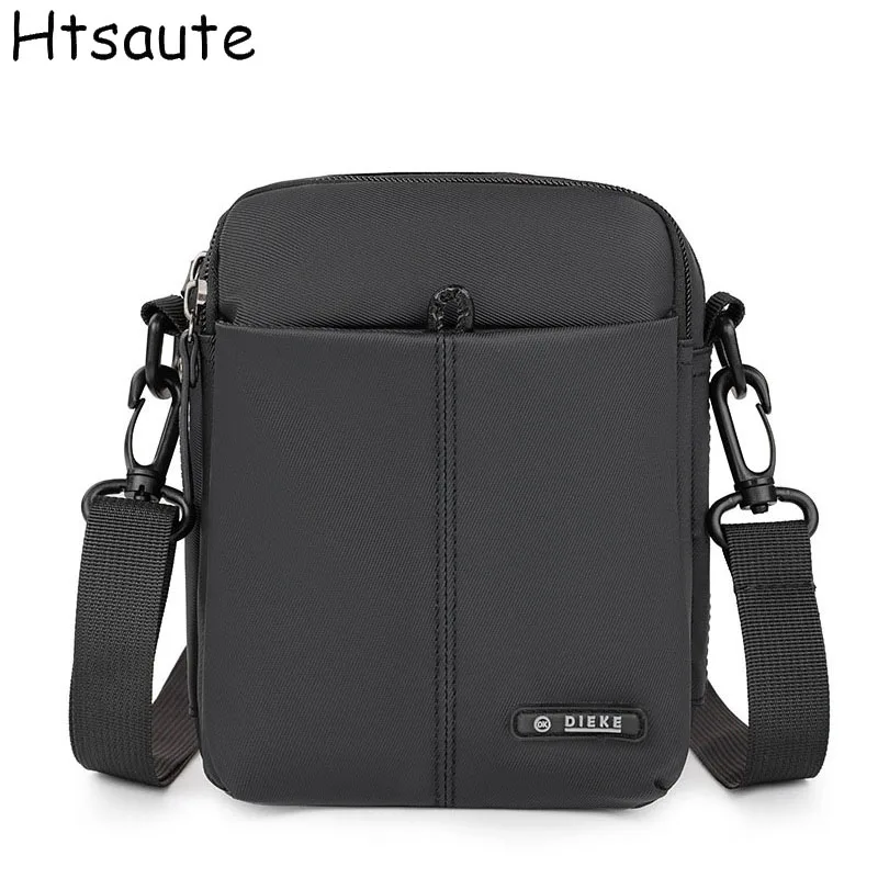 Men's Oxford Bags Travel Hiking Messenger Shoulder Bag Business Wallet Trends Crossbody Bag Large Capacity Flap Schoolbag