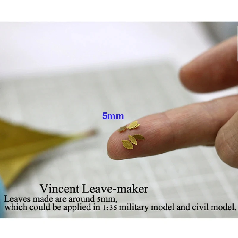 1:35 Diy Modelowanie 4 w 1 Leaf Maker Plastikowe i metalowe zabawki Scena wojskowa Cywilska sceneria dla dioramy 1 szt.