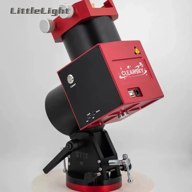 Clearsky ST-17 Narrow Dovetail Harmonic Equatorial Mount for Astronomical Telescope Compatible with Theodolite Mode