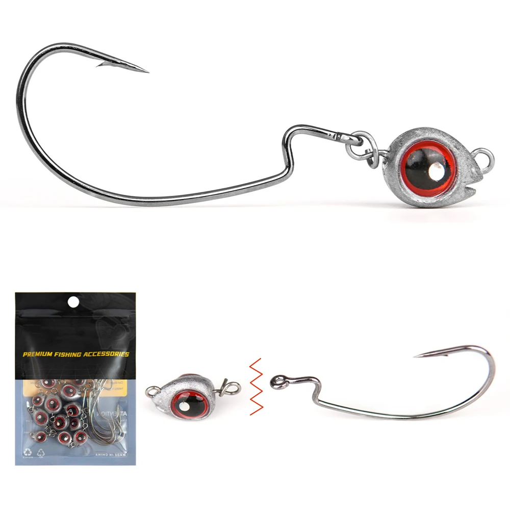 15Pcs Weedless Swim… - image