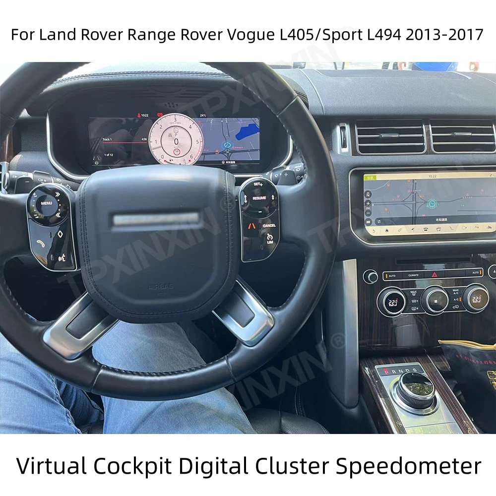 

For Land Rover Range Rover Vogue L405/Sport L494 2013-2017 Car LCD Dashboard Panel Virtual Cockpit Digital Cluster Speedometer