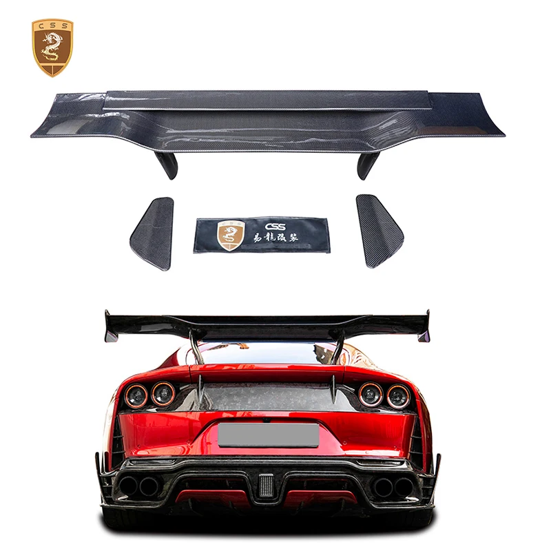 

MSY Style High Spolier Wing Racing Lid For Ferrari 812 GTS Carbon Fiber Rear Trunk Spoiler Boot Lip Wing Exterior Body Kits