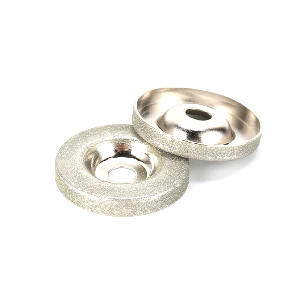 2pcs Diamond Grinding Wheel Abrasive Disc Electric For Tungsten Sharpener Steel Circle Disc Grinder Milling Tool