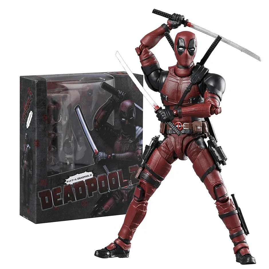 SHF Deadpool 2 figurki ruchome przeguby dekoracja stołu kolekcja Model z pcv zabawka