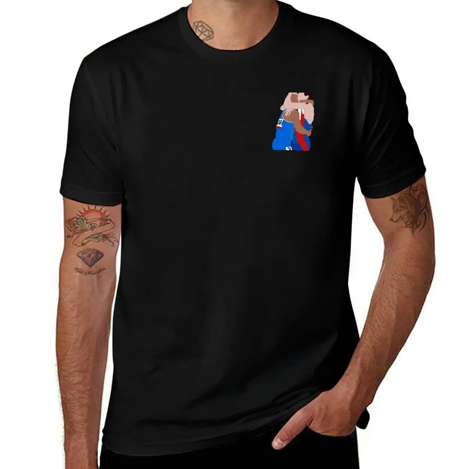 Marcell Jacobs and Gianmarco Tamberi T-Shirt for a boy Short sleeve tee t shirts for men cotton