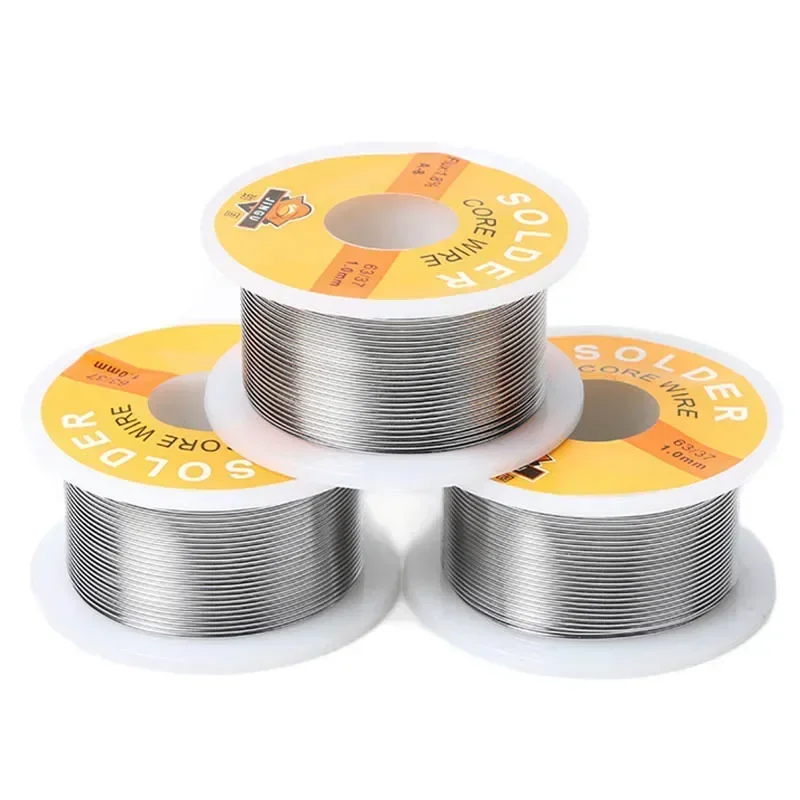 Solder Wire 0.3/0.4/0.5/0.6/0.8/1/1.2/1.5/2mm Soldering Wire With FLUX 2.0% 45FT Tin Lead Tin Wire  Melt Rosin Core Solder