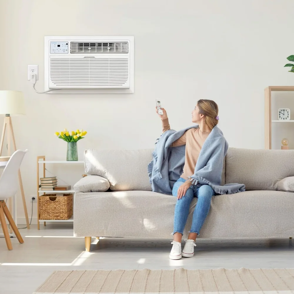 10,000 BTU 230V Wand klimaanlage & Luftent feuchter mit Fernbedienung-leise Wand-AC-Einheit für Schlafzimmer, Bad