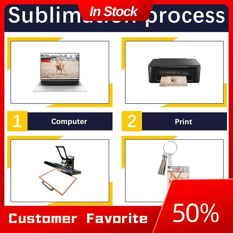 AT03 Top Metal Sublimation Keychain Blanks Double Sided Sublimation Blanks Keychain Blanks Rectangle