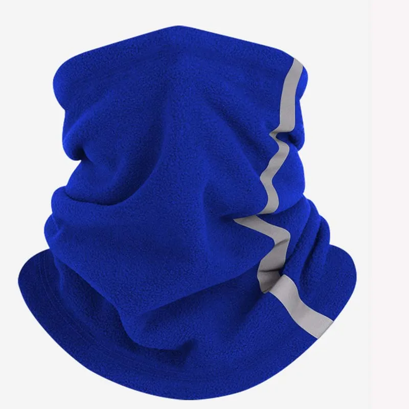 Warm Scarf Autumn Winter Riding Reflective Stripes Night Half-Face Riding Mask Multifunctional