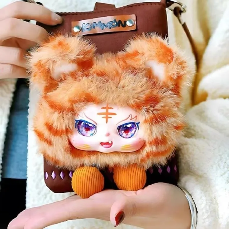 Kimmon 旅行かわいいペットミステリーボックスシリーズガールフレンド誕生日プレゼント外出小さなバッグかわいいペット漫画友人電話バッグ
