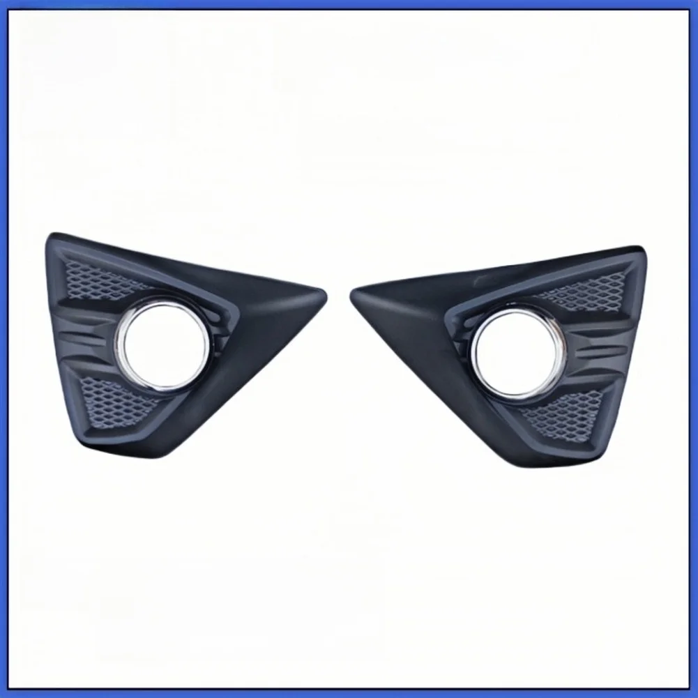 For Daily Driving Fog Light Cover Headlight Surround Direct Oem Replacement Pre Drilled Holes Sleek Black Finish