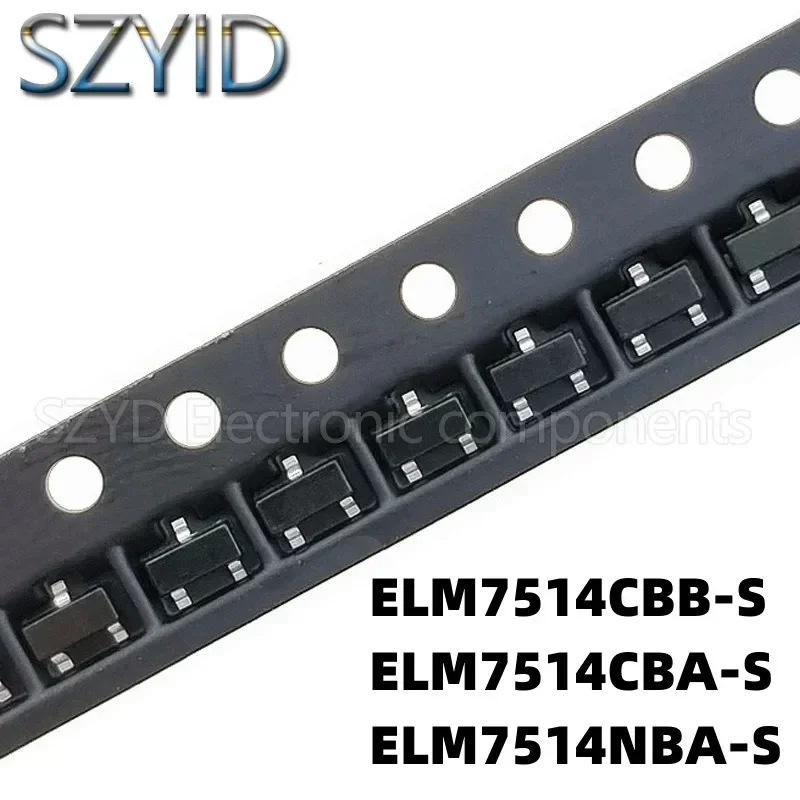 100PCS SOT23 ELM7514CBB-S ELM7514CBA-S ELM7514NBA-S