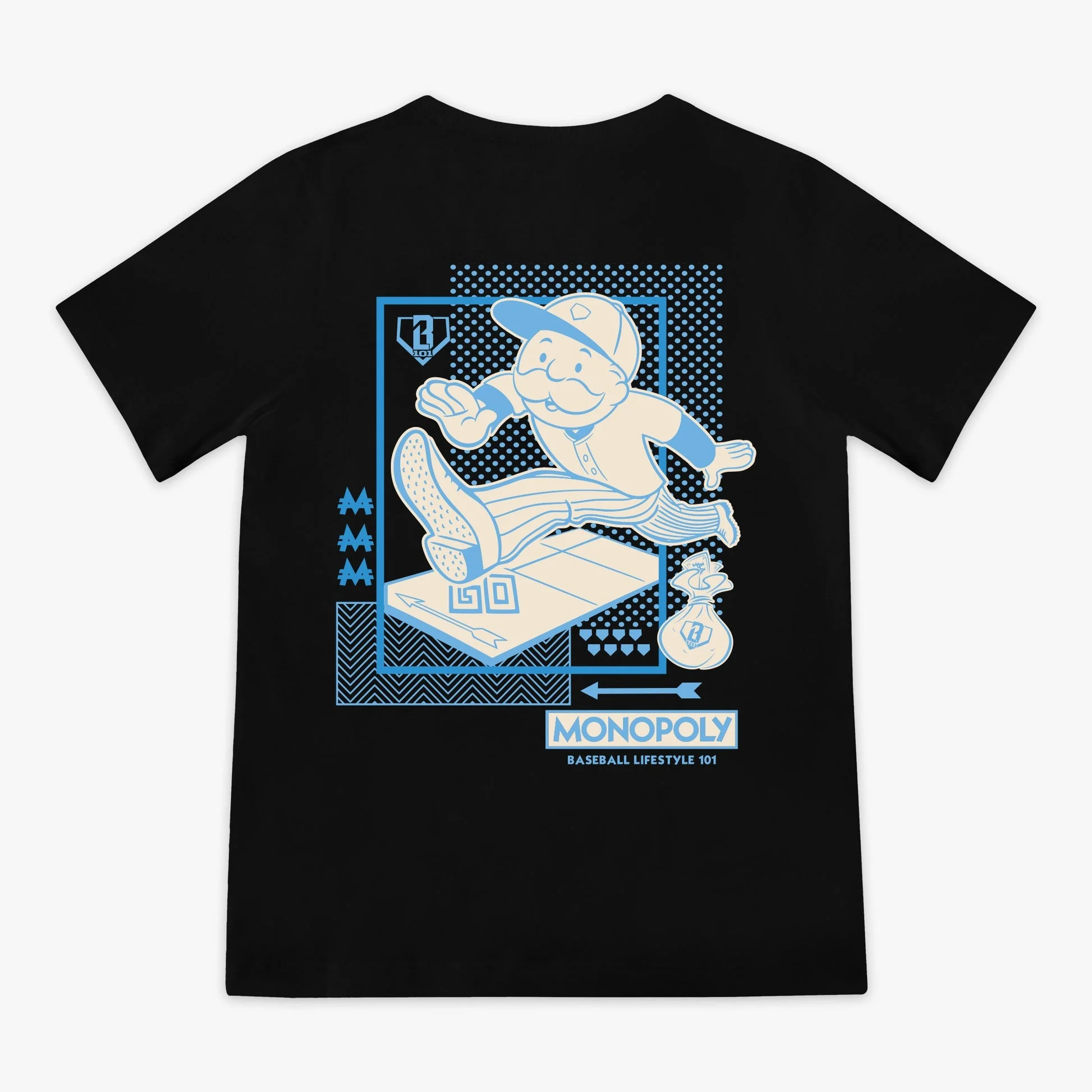 تي شيرت شبابي من Boardwalk Slugger —— نمط حياة البيسبول 101 نمط مطبوع ثلاثي الأبعاد، قميص رياضي خارجي مسامي وسريع الجفاف #3