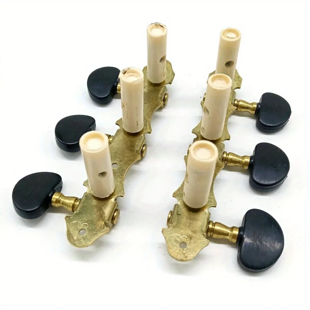 1 Conjunto de Tarraxas de Afinação 3L3R para Violão Clássico, Peças e Acessórios para Guitarra