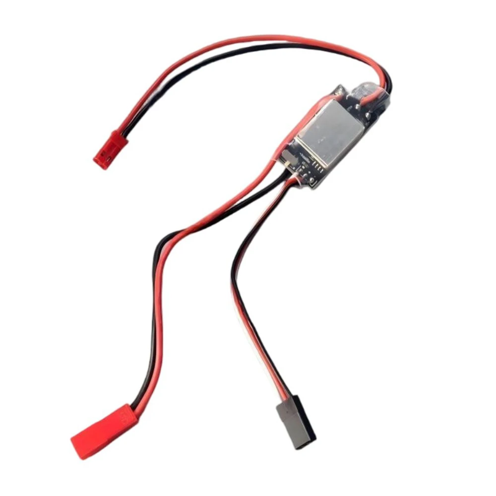 

20A Unidirectional Brushed Electronic Speed Controller 6V-16V 2S-4S Lipo BEC 5V 1.5A 2 Modes Switch for RC Receiver 5/6 Channel