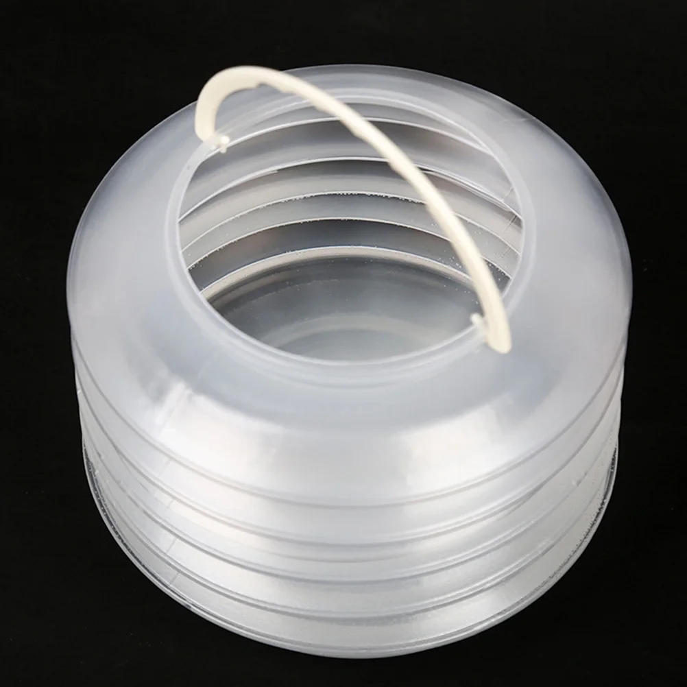 

3Pcs Folding Plastic Brush Washing Bucket Wash Pen Barrel Telescopic Portable Brush Washer Sponge Handle for Painting Drawing