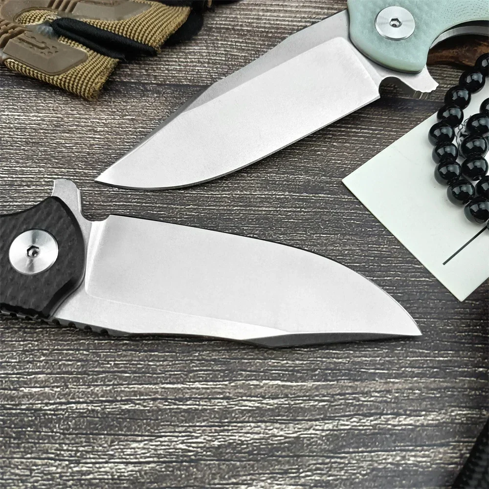 High Quality Tactical Pocket Folding Knife D2 Steel Blade G10 Handle Survival Knife Self Defense Hunting Multifunction EDC Tool