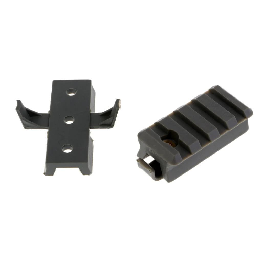 

Picatinny Adapter Fast Helmet Accessory ABS Rail Mount Kit for Helmet Rails and Camera Connection
